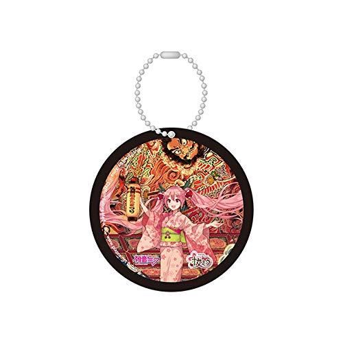 Hirosaki Neputa Festival x "Hatsune Miku" Sakura Miku Deka Rubber Coaster (RUBACO) Illustration by iXima