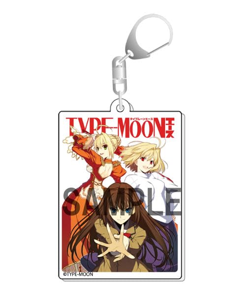 TYPE-MOON Ace Cover Illustration Acrylic Key Chain Nero & Arcueid & Aoko