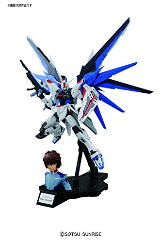 Kira Yamato ZGMF-X10A Liberté Gundam Combinaison dramatique - Freedom Gundam Ver. 2.0 & Kira Yamato, - 1/100 Échelle - Hauteur de la figure BUSTMG, Kidou Senshi Gundam Germes - Bandai