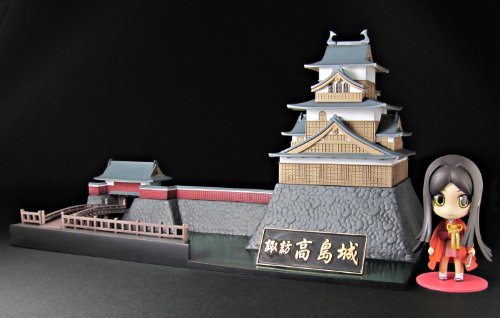 Château de Takashima (version de l'ensemble Suwahime)-échelle 1/200--PLUM