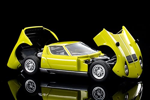 1/64 Scale Tomica Limited Vintage TLV Lamborghini Miura S (Yellow Green)