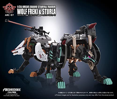 TOYS ALLIANCE LIMITED ARC-07 "ARCHE-YMIRUS" 1/35 SCALE URSUS GUARD STARFALL RAIDER WOLF FREKI & STURLA