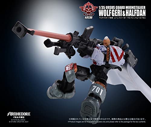 TOYS ALLIANCE LIMITED ARC-06 "ARCHE-YMIRUS" 1/35 SCALE URSUS GUARD MOONSTALKER WOLF GERI & HALFDAN