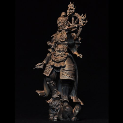 Komoku-ten (Wood Ver. version) Revoltech Takeya - Kaiyodo