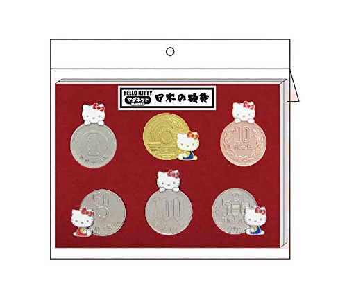 "Hello Kitty" KT Coin Cast Magnet 6 Set