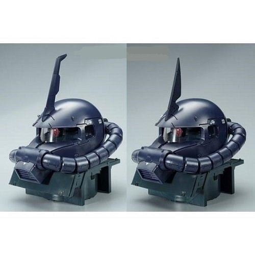 Head MS-06R-1A Zaku II (version personnalisée Tri-Stars Black) - 1/35 Échelle - HGGO KIDOU SENSHI GUNDAM: L'Origine - Bandai