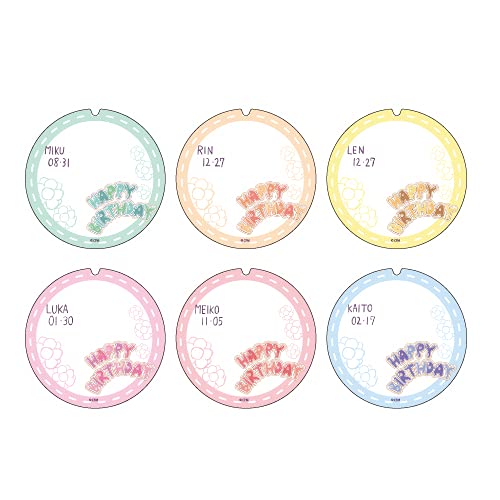 60mm Decoration Key Chain Cover Piapro Characters 01 Birthday Ver. (Graff Art Design)