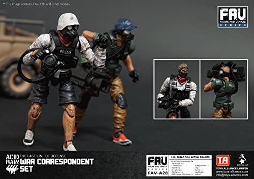TOYS ALLIANCE LIMITED "ACID RAIN" 1/18 SCALE FAV-A28 War Correspondent Set