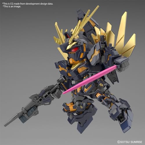 SD Gundam Cross Silhouette "Mobile Suit Gundam Unicorn" Unicorn Gundam 2 Banshee & Banshee Norn Parts Set