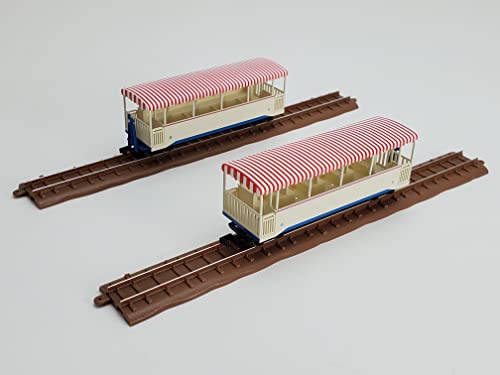Railway Collection Narrow Gauge 80 Omoide no Seibu Railway Yamaguchi Line Open Passenger Car Type 2 Car Set