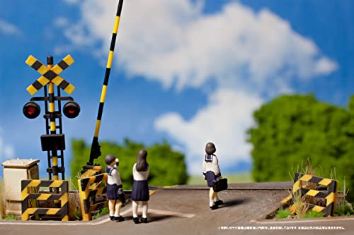 1/80 Scale Size Plastic Kit 2 Color Molding Plastic Kit Railroad Crossing