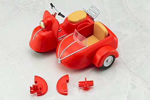 Motorcycle & Sidecar (Cherry Red version) Cu-Poche Extra - Kotobukiya