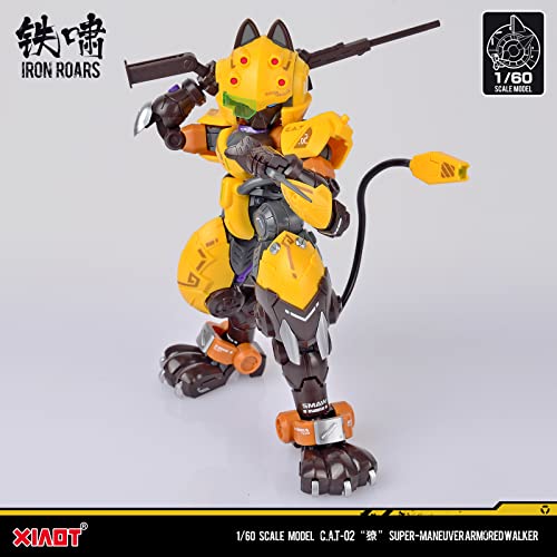 XIAOT x IRON ROARS SUPER-MANEUVER ARMORED WALKER C.A.T-02 "SHARP TEETH" 1/60 SCALE PLASTIC MODEL KIT