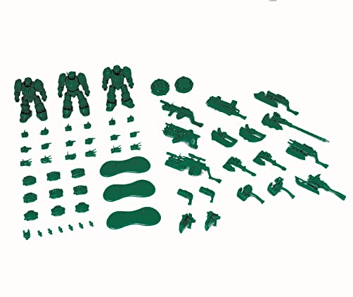 TOYS ALLIANCE ARC-G01 "ARCHECORE-SAGA OF YMIRUS" 1/35 SCALE ARCHE-SOLDIER SQUAD CUSTOMIZED GREEN COLOR VER.