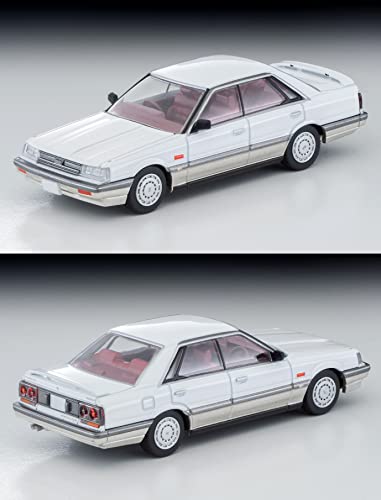 1/64 Scale Tomica Limited Vintage NEO TLV-N282a Nissan Skyline 4-door HT GT Passage Twincam 24V (White / Beige) 1986
