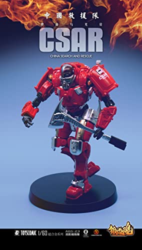TOYSCOMIC FORGING SOUL SERIES AGS-23 CV-39 TYPE FIRE RESCUE TASK FORCE
