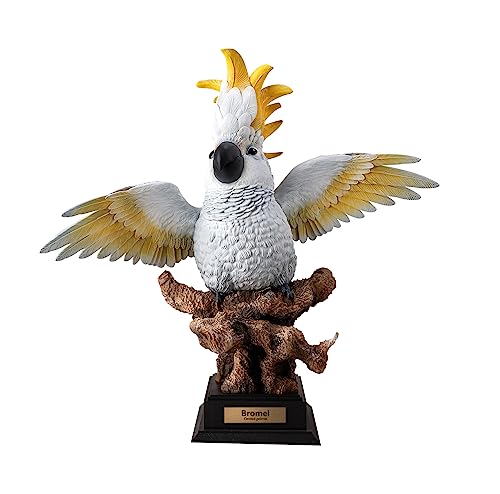ART OF SHAPE "JUNGLE LOOKBOOK" SERIES 003 CACATUA GALERITA BROMEL RESIN STATUE