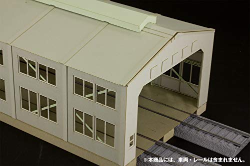 1/80 Scale Paper Kit Electric Car Shed