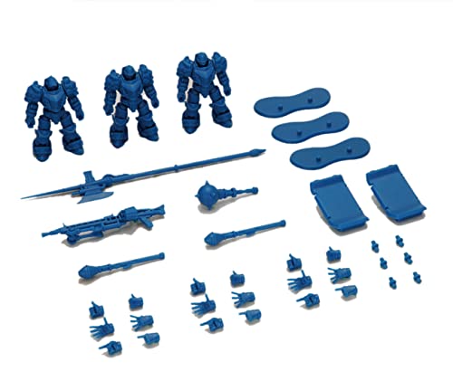 TOYS ALLIANCE ARC-G02 "ARCHECORE-SAGA OF YMIRUS" 1/35 SCALE ARCHE-KNIGHTS SQUAD CUSTOMIZED BLUE COLOR VER.