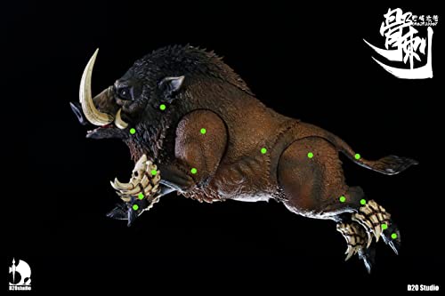 D20studio BATTLE BOAR BONESTABBER (BROWN) 1/12 SCALE ACTION FIGURE