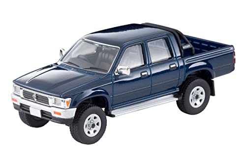 1/64 Scale Tomica Limited Vintage NEO LV-N255a Toyota Hilux 4WD Pick Up Double Cab SSR (Navy) 1995