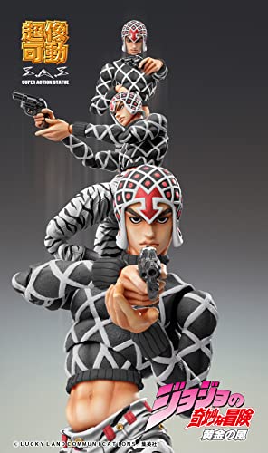 Super Action Statue "JoJo's Bizarre Adventure -Part V-" Guido Mista & Sex Pistols Ver. Black