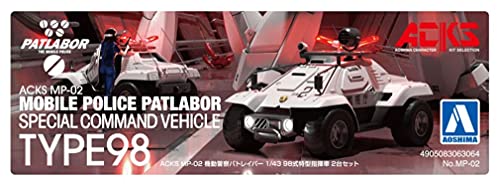 ACKS MP-02 "Mobile Police PATLABOR" 1/43 Type 98 Special Control Vehicle 2 Set