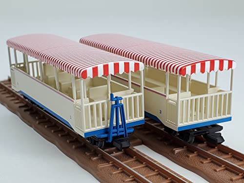 Railway Collection Narrow Gauge 80 Omoide no Seibu Railway Yamaguchi Line Open Passenger Car Type 2 Car Set