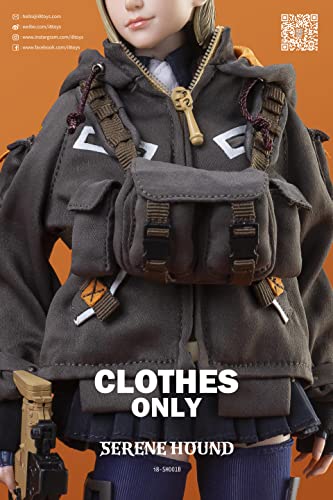 i8TOYS SERENE HOUND SERIES SH001B COMBAT JACKET SET FOR 1/6 SCALE ACTION FIGURE (YELLOW LINING)