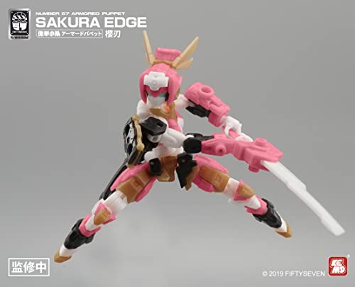 NUMBER 57 ARMORED PUPPET SAKURA EDGE 1/24 SCALE PLASTIC MODEL KIT
