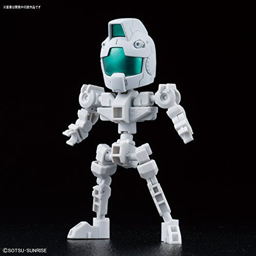 Cadre de silhouette croisée RGM-79 GM (version blanche) SD Gundam Cross Silhouette Kidou Senshi Gundam - Bandai