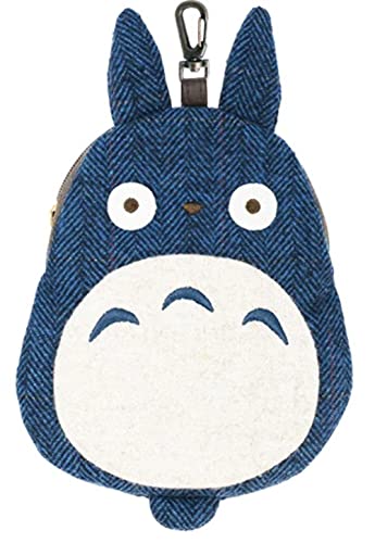Studio Ghibli Diecut Tweed Pouch "My Neighbor Totoro" Middle Totoro