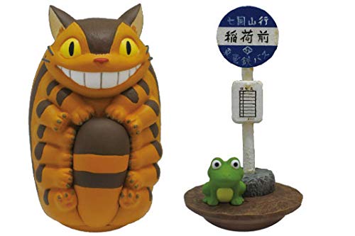 Studio GHIBLI Touku Yura Yura Oki Kirikiri Kiri "My Neighbor Totoro" Cat Bus