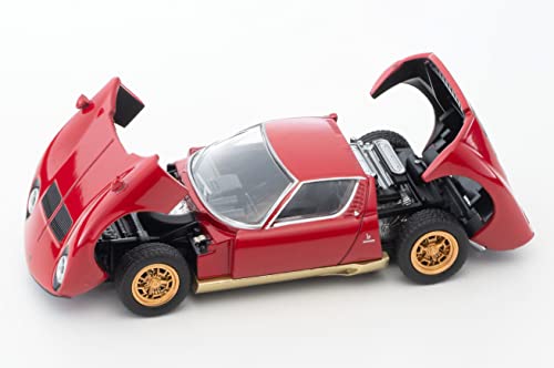1/64 Scale Tomica Limited Vintage TLV Lamborghini Miura SV (Red)