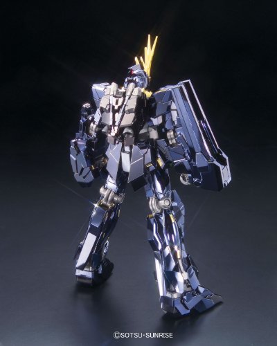 RX-0 Unicorn Gundam \Banshee\ (Titanium Finish version) - 1/100 scale - MG Kidou Senshi Gundam UC - Bandai