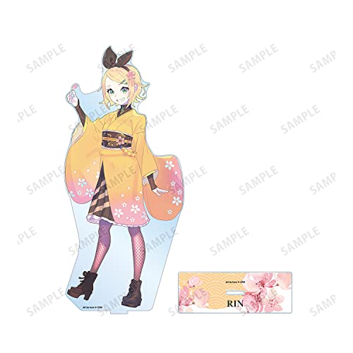 "Hatsune Miku" Sakura Miku Original Illustration Kagamine Rin Art by kuro 1/7 Scale Big Acrylic Stand