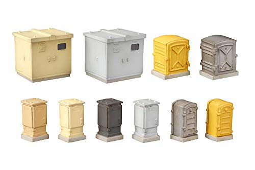 1/80 Scale Plastic Kit Relay Box Cubicle