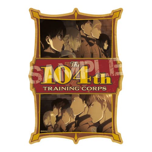 "Attack on Titan" Travel Sticker 9 The 104th Training Corps