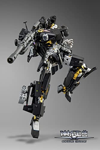 SIFIGURE INDUSTRY CS-02 ATTACK HELICOPTER-10 "DARK OWL" ALLOY TRANSFORMABLE ACTION FIGURE