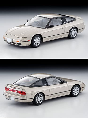 1/64 Scale Tomica Limited Vintage NEO TLV-N235c Nissan 180SX TYPE-II Special Selection Equipped Car (Yellowish Silver) 1991
