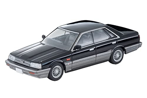 1/64 Scale Tomica Limited Vintage NEO TLV-N282b Nissan Skyline 4-door HT GTS Twincam 24V (Black / Silver) 1986