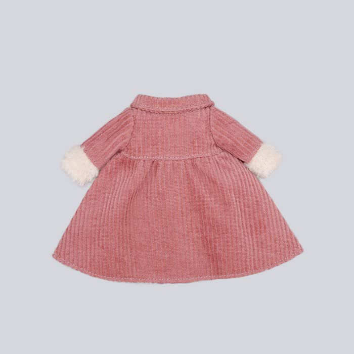 Produced by Junie Moon Dear Darling Fashion for Dolls Flared Coat (22cm Doll Size) Smoky Pink