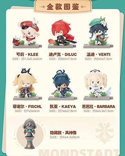 【miHoYo】miHoYo "Genshin Impact" Battle Scene Series Trading Figure Mondstadt Edition (Set of 6)