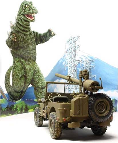 1/25 "Godzilla" Godzilla Defense Party 105mm Reaction-free Mounted MB