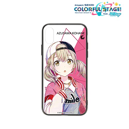 "Project SEKAI Colorful Stage! feat. Hatsune Miku" Azusawa Kohane Ani-Art Screen Protector Glass iPhone Case for 7/8/SE(2nd Generation)