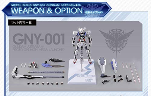 GNY-001 Gundam Astraea (+ Proto GN High Mega Launcher version) Metal Build Kidou Senshi Gundam 00P - Bandai Spirits