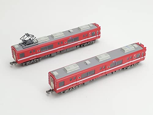 Railway Collection Meitetsu 6000 Series (White Belt Reprint, 6011 Formation) 2 Car Set