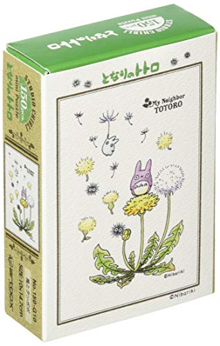 150 Piece Jig Saw Puzzle "My Neighbor Totoro" Collage Art Series 2 Wind and Dandelion Mini Puzzle 10x14 7cm 150 G10