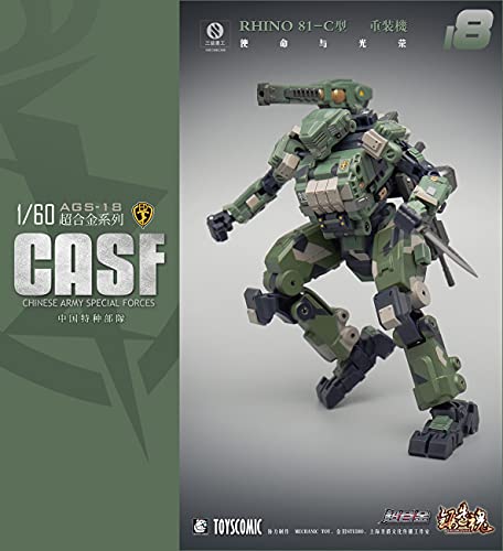 MECHANIC TOYS FORGING SOUL SERIES AGS-18 CASF RHINO 81-C GROUND FORCE HEAVY-ARMED TYPE