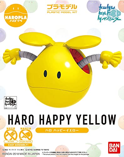 Haro (Happy Yellow version) Haropla Gundam Build Divers - Bandai
